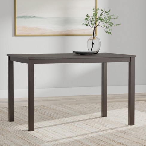 Glenwillow Home 48" Rectangular Solid Wood Dining Table In Dark Walnut ...