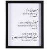 Dicksons FRMWDBL-1114-62 I'm Blessed With Everything I Need 12 x 15 Inch Shadow Box Wall and Tabletop Frame - 2 of 3