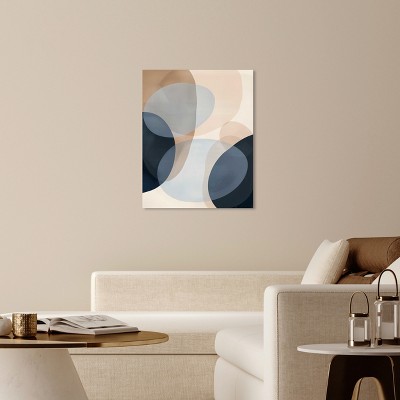 In My Thoughts Abstract Shapes Gallery Wrapped Canvas Wall Art, 30" x 36"