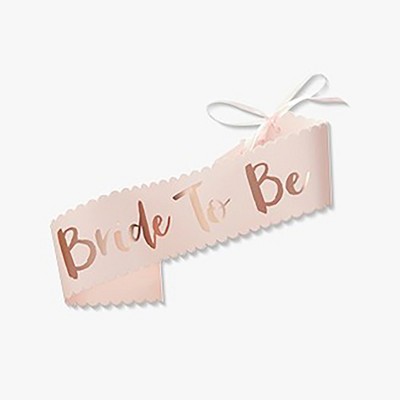 Bride to be outlet sash target