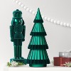 11.5" Christmas Flocked Nutcracker Green - Wondershop™ - 2 of 3