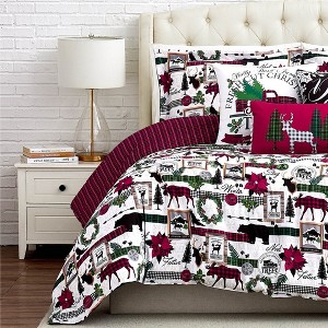 Multi-Piece Christmas Comforter Sets - 1 of 4