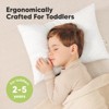 KeaBabies Toddler Pillow - Soft Organic Cotton Kids Pillows for Sleeping - Travel Pillow for Kids Age 2-5 - 2 of 4