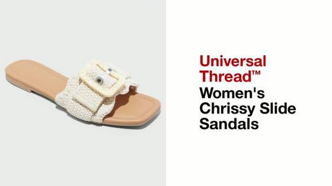 Women's Chrissy Slide Sandals with Memory Foam Insole - Universal Thread™, 2 of 26, play video