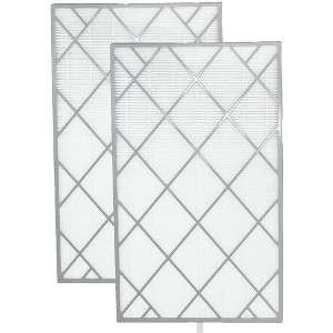 Nispira HE6FKPET True HEPA Filter Replacement with Activated Carbon For Shark Air Purifier 6 Fan HE600 HE601 HE602, 2 Pack - 1 of 4
