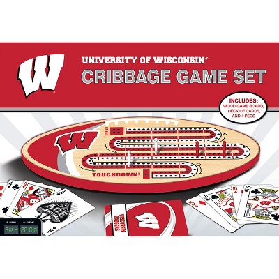MasterPieces NCAA Wisconsin Badgers Cribbage Game