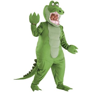 HalloweenCostumes.com Plus Size Disney's Peter Pan Tick-Tock Crocodile Costume | Officially Licensed Jumpsuit W/ Head,  & Feet - 1 of 4