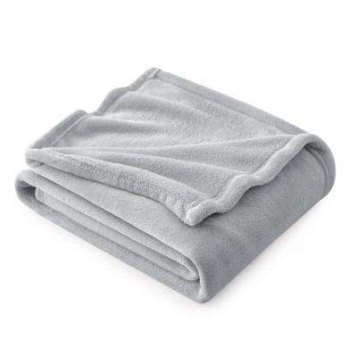 Bedsure | Flannel Blanket Solid 300GSM Soft Fuzzy Plush  Bed Blanket