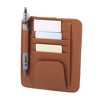 Unique Bargains Leather Car Sun Visor Organizer Bag Card Glasses Storage Pocket Holder - 4 of 4