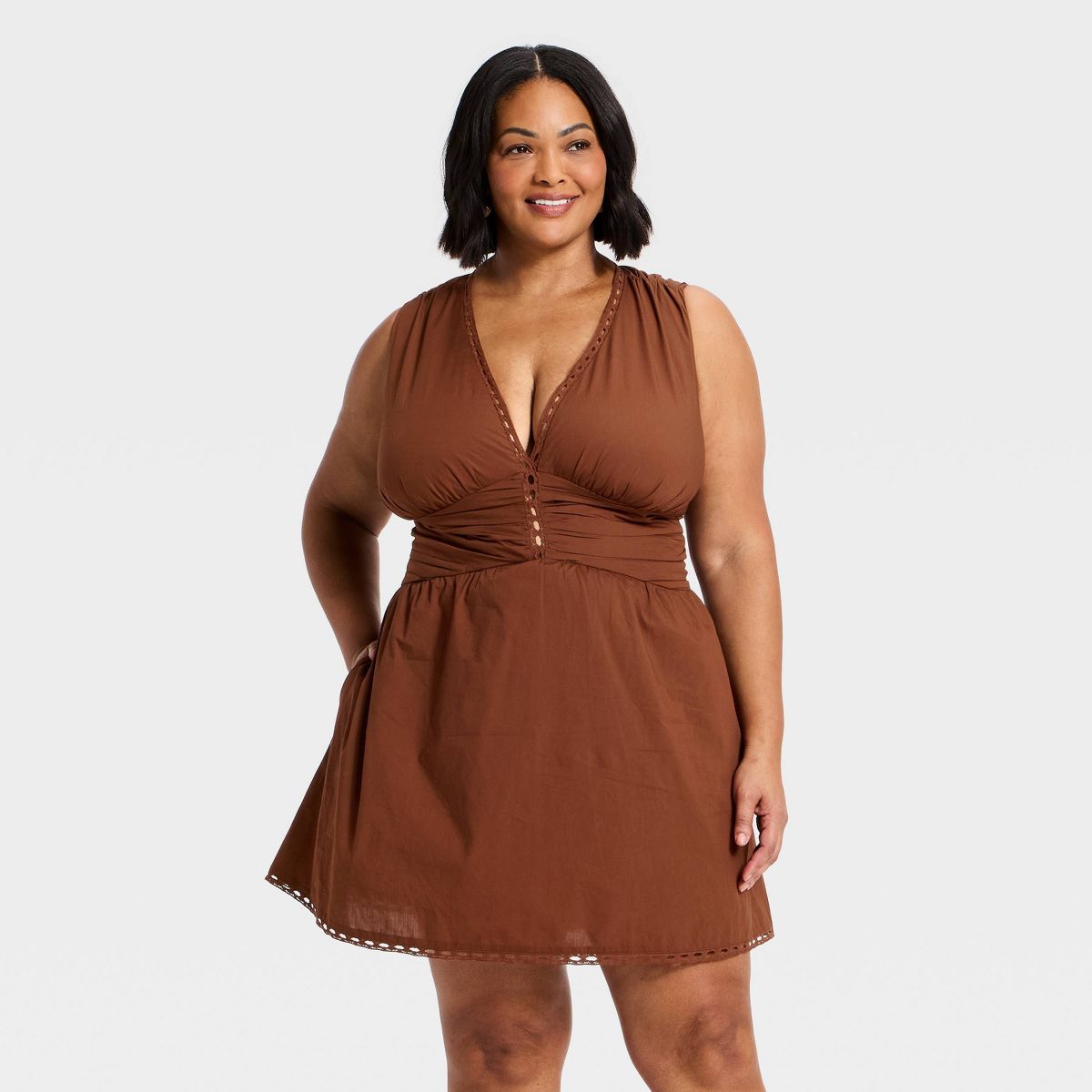 Women's Lace Trim Mini Dress - A New Day™