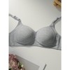 Paaaawaters 3PCS Girls Teenager Non-Wired Push Up Bras Comfortable Bra Sets Suitable For Small Bust Sports Bra - 3 of 4