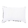 SEVOBAL Bed Pillows Handcrafted Tufted Cotton Slub Lumbar Pillow, Modern Textured Home Accent in Bedroom, Living Room, Multicolored, 24"*16"*2" - 3 of 4