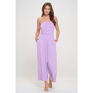 WEST K Women's Kara Strapless Knit Jumpsuit - 1 of 4