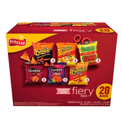 hugge malt Resonate Frito-lay Variety Pack Spicy Party Mix Cube - 28ct : Target