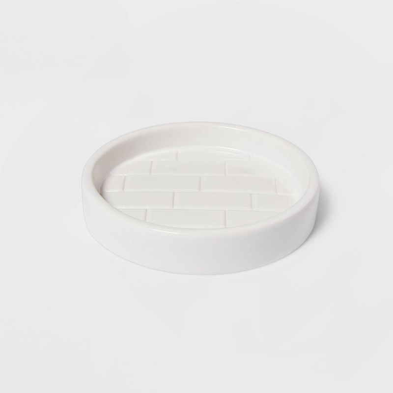 Tile Soap Dish White - Threshold&#8482;, 3 of 7