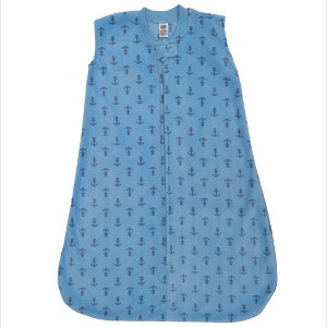 Hudson Baby Infant Boys Fleece Sleeping Bag, Sack, Blanket, Blue Anchor - 1 of 2