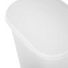 Sterilite 11 Gal. Slim Handsfree Portable Wastebasket Trash Can, White (12  Pack), 1 Piece - Harris Teeter