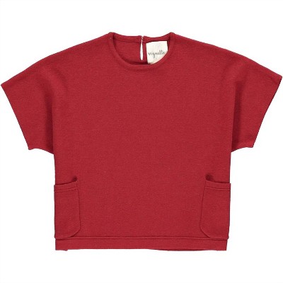 Girl's Fiona Short Sleeve Sweater - VIGNETTE