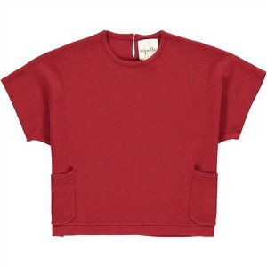 Girl's Fiona Short Sleeve Sweater - VIGNETTE - 1 of 3
