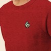 Dalix Fire (Glow In The Dark) Embroidered Fleece Sweatshirt Pullover Mens - 4 of 4