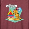 Women's - Garfield - Birthday's Make Me Old Lightweight French Terry Wide Neck Long Sleeve Shirt - 2 of 4