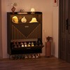 Aheaplus Shoes Cabinet with Motion Sensor, Open Storage Cabinet Holds 16 Pairs - 3 of 4