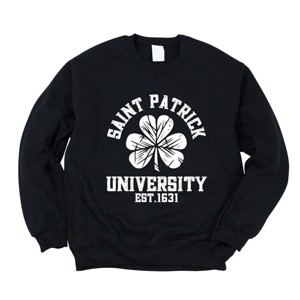 Simply Sage Market St. Patrick University Sweatshirt - M - Midnight - 1 of 4