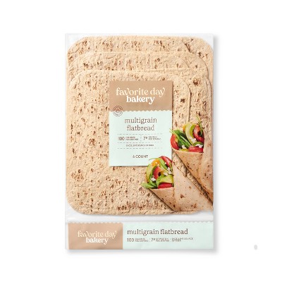 Multigrain Flatbread - 11.2oz/6ct - Favorite Day™