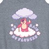 Women's - Disney - Lotso No Rain No Flowers Graphic Racerback Tank - 2 of 4