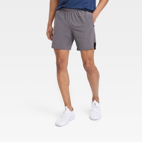 Men's Unlined Run Shorts 7 - All In Motion™ Fitness Gray S