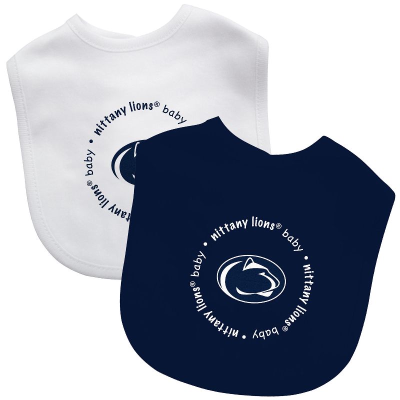 BabyFanatic Officially Licensed Unisex Baby Bibs 2 Pack - NCAA Penn State Nittany Lions, 2 of 4