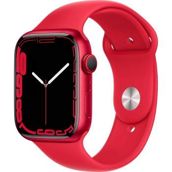 Apple Watch Series 7 GPS+Cellular, 41mm (PRODUCT)RED Aluminum Case with (PRODUCT)RED Sport Band (2021, 7th Generation) - Target Certified Refurbished