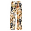 Collections Etc Can I Pet Your Dog Adorable Puppies Drawstring Lounge Pants - 2 of 4