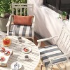 18"x20" Cabana Stripe Outdoor Chair Seat Cushion - Threshold™ - 2 of 4