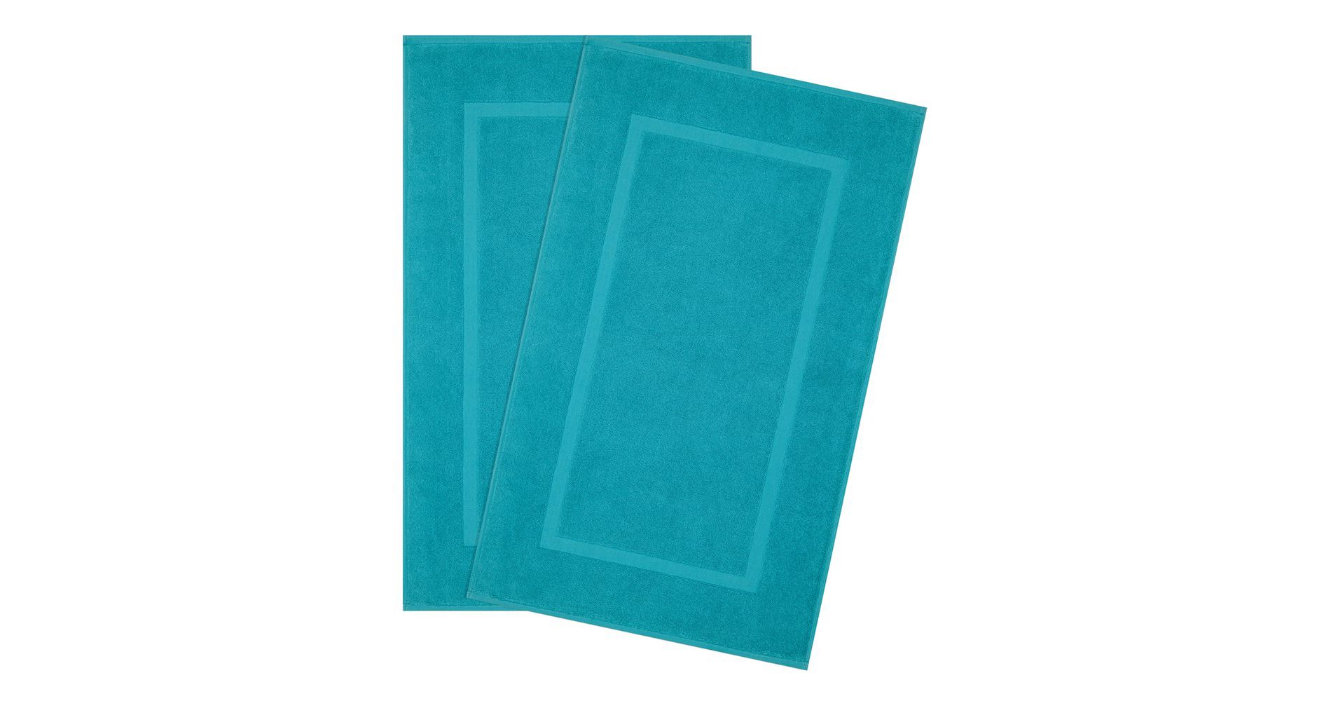 American Soft Linen 100% Cotton Turkish Bath Mat Set, 2 Piece 20x34 inches Bath Mats for Bathroom