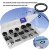 Fishing Rod Guides Repair Kit, 160PCS Fishing Rod Eyelet Repair Kit, 11 Sizes Fishing Rod Repair Ceramic Guide Ring Replacement Kit - 3 of 4