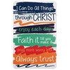 Dicksons Can Do All Things Through Christ 4 inch Paper Pocket Card Bookmark Pack of 12 - 2 of 4
