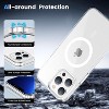 Entronix [Magnetic] Case Compatible with iPhone 13 Pro - [Hard Back] Thick Clear - 4 of 4