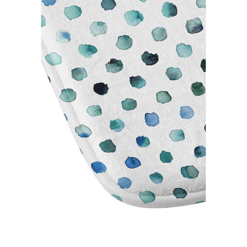 Ninola Design Color Palette Blue Memory Foam Bath Mat Blue - Deny Designs, 3 of 5