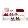 Whitmor Stackable 31" Extra Wide 2 Shelf Storage Organizer White - 4 of 4