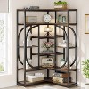 Tribesigns L-Shaped 7-Shelf Corner Bookcase - 2 of 4