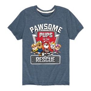 Boys' - Paw Patrol - Pawsome Pups To The Rescue Short Sleeve Graphic T-Shirt - 1 of 4