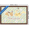 Trends International Pokémon: Flower Café - Sketch Framed Wall Poster Prints - 3 of 4