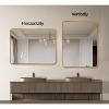 TUYOHW 24x36'' Rectangle Bathroom Mirror,Decorative Wall Mirror with Shatterproof Film & Brushed Aluminum Frame for Bathroom,Living Room - 4 of 4