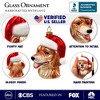 Golden Retriever Glass Christmas Ornament, Labrador Tree Decoration| OrnamentallyYou - 3 of 4