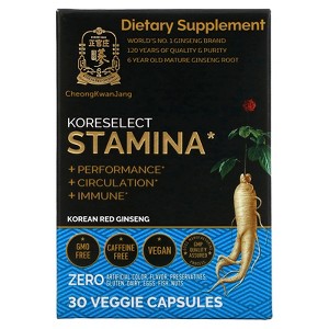 CheongKwanJang Koreselect, Stamina, 30 Veggie Capsules - 1 of 3