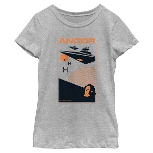 Girls Star Wars: Andor Space Poster T Shirt - 1 of 4
