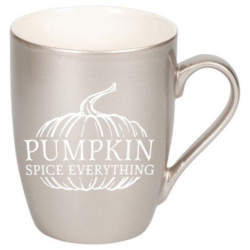 Elanze Designs Pumpkin Spice Everything Silver 10 Ounce New Bone China ...