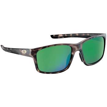 Flying Fisherman Breakers Polarized Sunglasses, Tortoise / Green