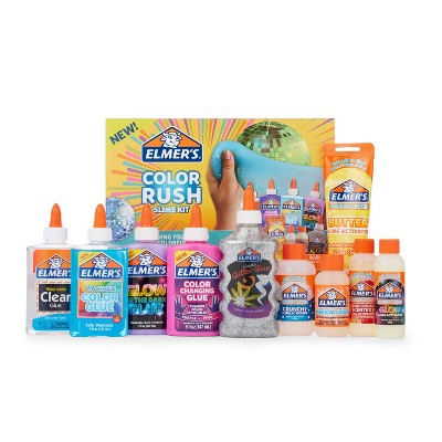 Elmer's 10pk Color Rush Slime Kit Multicolored